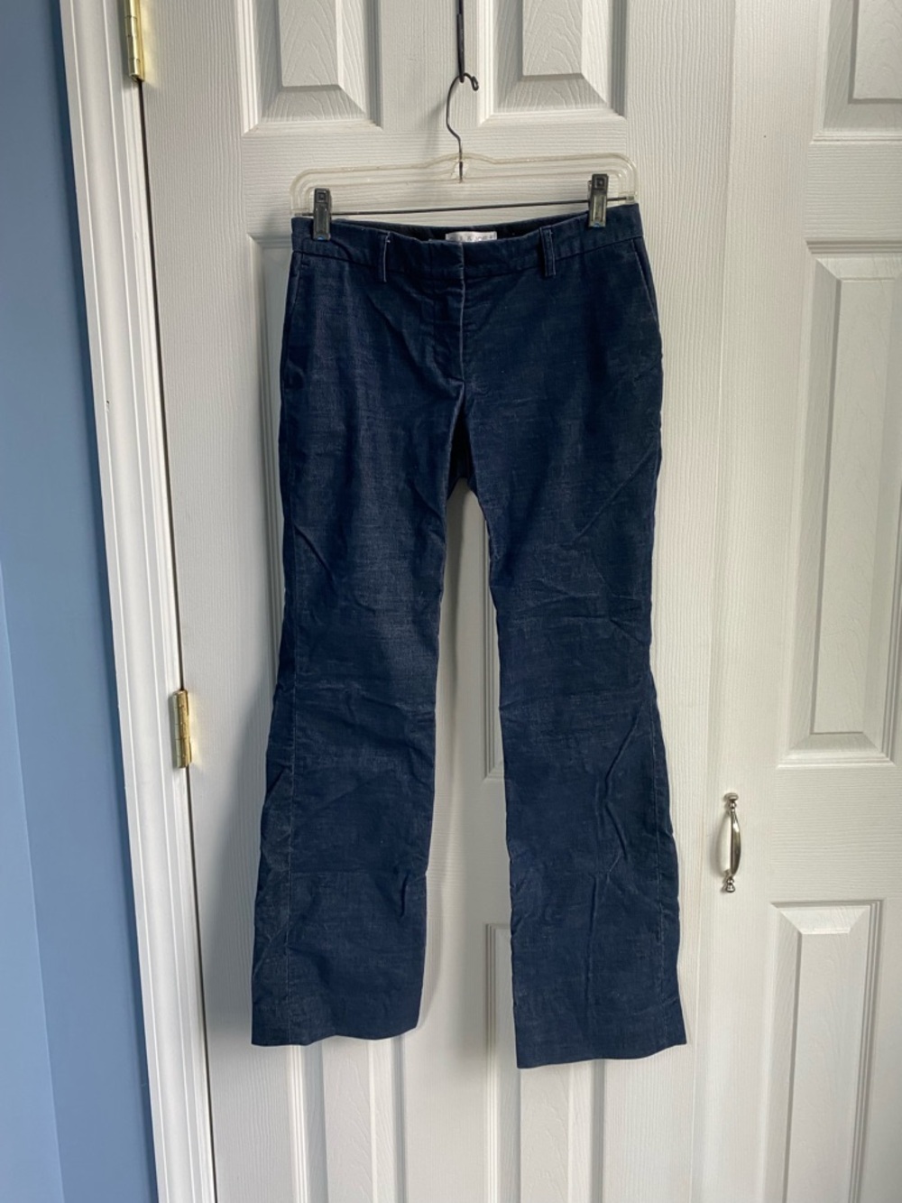 Paul & Joe Women’s petite Navy pinwale Corduroy flare Pants